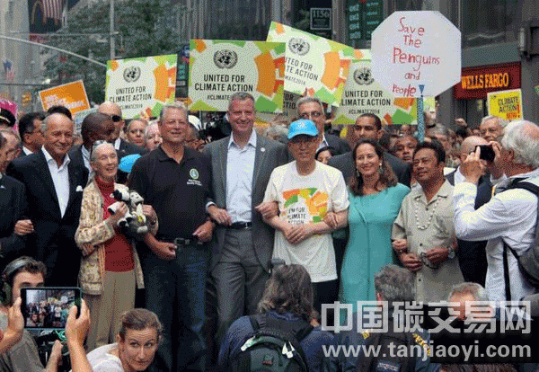 聯(lián)合國氣候變化峰會(huì)前夕 多地舉行大游行