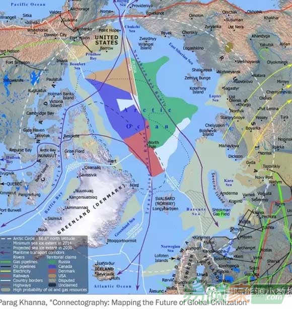 全球變暖，北極圈可成為通暢的海運航道